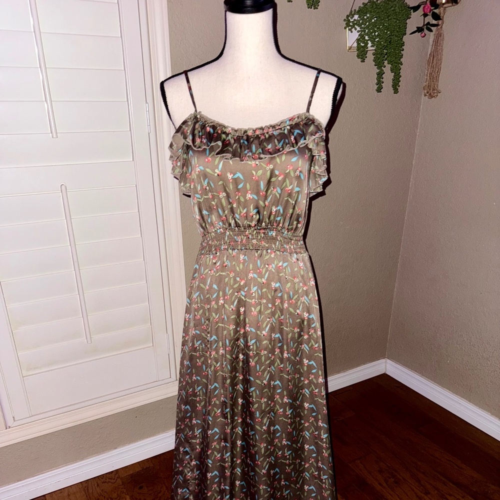 Floral Print Maxi Dress